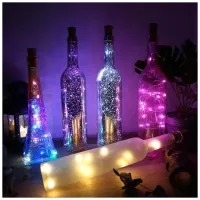 Гірлянда ColorWay пробка для пляшки на батарейках LED 20/2М (5шт/уп) кольорова (CW-GC-20L2BMC) - 10