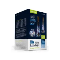 Гірлянда ColorWay пробка для пляшки на батарейках LED 20/2М (5шт/уп) кольорова (CW-GC-20L2BMC) - 1