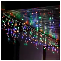 Гірлянда ColorWay Бахрома 3мx0.6м 100Led IP20 кольорова (CW-GF-100L36VMC) - 4