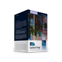 Гірлянда ColorWay Бахрома 3мx0.6м 100Led IP20 кольорова (CW-GF-100L36VMC) - 1