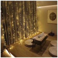 Гирлянда ColorWay Штора занавес 3 x 2 м 240 LED USB теплый цвет (CW-GW-240L32U) - Image 5