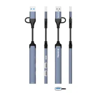 Концентратор ColorWay USB-A/USB-C 4-in-1 USB2.0х2/USB3.0/USB-C2.0 (CW-HUB06) - 5