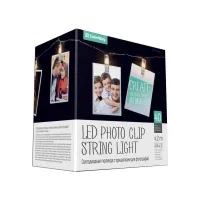 Гірлянда ColorWay 40 LED, 4.2м, з прищіпками (CW-LCP-40L42B) - 2