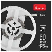 Світлодіодна стрічка ColorWay LED  3м з живленням від USB (CW-LD03) - 2