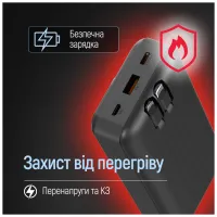 Батарея универсальная ColorWay 20 000 mAh Optimal Power PD/22.5W, QC/3.0, Black (CW-PB200LPB5BK-PDD) - Изображение 11