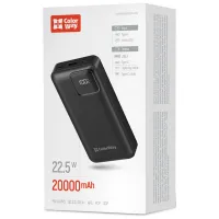 Батарея универсальная ColorWay 20 000 mAh Optimal Power PD/22.5W, QC/3.0, Black (CW-PB200LPB5BK-PDD) - Изображение 5