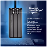 Батарея універсальна ColorWay 50 000 mAh PD/18W, QC3.0/22.5, Digital Display, Black (CW-PB500LPC5BK-PDD) - Image 12