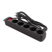 Мережевий фільтр живлення ColorWay CW-PSEA53BK, 5 розеток/ 3M black (CW-PSEA53BK) - Зображення 6