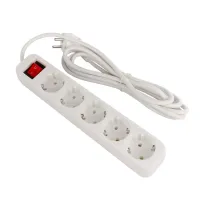 Мережевий фільтр живлення ColorWay CW-PSEA53W, 5 розеток/ 3M white (CW-PSEA53W) - 4