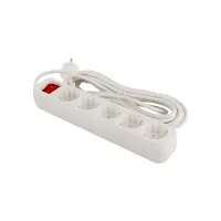 Мережевий фільтр живлення ColorWay CW-PSEA55W, 5 розеток/ 5M white (CW-PSEA55W) - 2