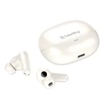 Навушники ColorWay Slim TWS-1 Earbuds Long Life Beige (CW-TWS1BE) - 10
