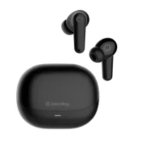 Навушники ColorWay Slim TWS-1 Earbuds Long Life Black (CW-TWS1BK1) - 1