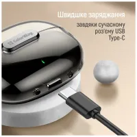 Навушники ColorWay Slim TWS-2 Earbuds Black (CW-TWS2BK) - 7