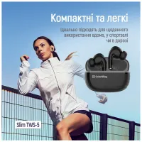 Наушники ColorWay Slim TWS-5 Earbuds Black (CW-TWS5BK) - Изображение 11