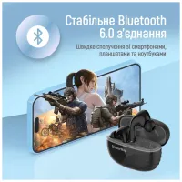 Наушники ColorWay Slim TWS-5 Earbuds Black (CW-TWS5BK) - Изображение 5