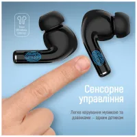 Наушники ColorWay Slim TWS-5 Earbuds Black (CW-TWS5BK) - Изображение 9