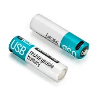 Акумулятор ColorWay AA USB-С 2220 mAh 1.5V (2шт) (Li-Polymer) (CW-UBAA-10) - 2