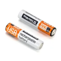 Акумулятор ColorWay AAА USB-С 590 mAh 1.5V (2шт) (Li-Polymer) (CW-UBAAA-09) - 2