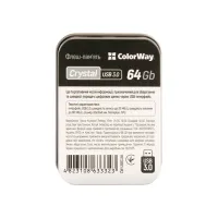 USB флеш накопичувач ColorWay 64GB ColorWay Crystal USB 3.0 (CW-USBCL64) - 12