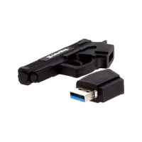 USB флеш накопичувач ColorWay Pistol 64 GB 3.0 Black (CW-USBPL64) - 2
