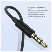 Навушники ColorWay Slim 3.5 mm Wired Earphone Blast 1 Black (CW-WD01BK) - 12