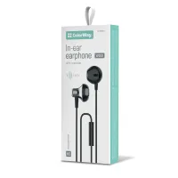 Навушники ColorWay Slim 3.5 mm Wired Earphone Blast 1 Black (CW-WD01BK) - 8