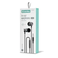 Навушники ColorWay 3.5 mm Wired Earphone UrbanBeat Black (CW-WD03BK) - 2