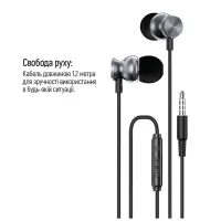 Навушники ColorWay 3.5 mm Wired Earphone UrbanBeat Black (CW-WD03BK) - 8