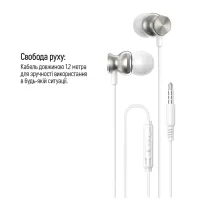 Навушники ColorWay 3.5 mm Wired Earphone UrbanBeat White (CW-WD03WT) - 8