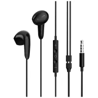 Навушники ColorWay 3.5 mm Wired Earphone Sound Wave Black (CW-WD04BK) - 1