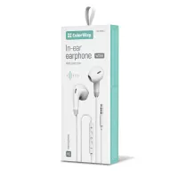 Навушники ColorWay 3.5 mm Wired Earphone Sound Wave White (CW-WD04WT) - 2