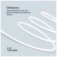 Навушники ColorWay 3.5 mm Wired Earphone Sound Wave White (CW-WD04WT) - 9