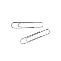 Скріпки канцелярські Axent оцинковані 50 мм 100 шт (картонна упаковка) (D4115) - Изображение 1