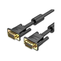 Кабель мультимедійний VGA M to VGA M 10.0m black Vention (DAEBL) - Зображення 1