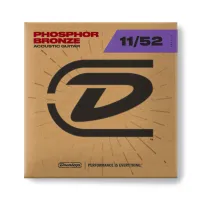 Струни для гітари Jim Dunlop Phosphor Bronze Acoustic Guitar Strings (11-52) (DAP1152) - Зображення 4
