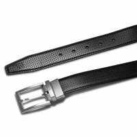 Ремінь Semi Line Чоловічий Шкіряний Black/Brown (DAS303128) - Image 3