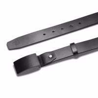 Ремінь Semi Line Чоловічий Шкіряний Black (DAS303133) - Image 3