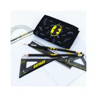 Линейка Kite набор: линейка 15 см, 2 угольника, транспортир DC Comics (DC25-282) - Изображение 3