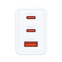 Зарядний пристрій D-Link 2xUSB-C + 1xUSB-A 65W GaN white (DCP-651) - Зображення 2