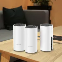 Точка доступу Wi-Fi TP-Link DECO E4 3 pcs AC1200, 2xFE LAN/WAN, MESH, MU-MIMO, Beamformi (DECO-E4-3-PACK) - 5