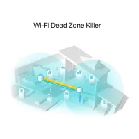 Точка доступу Wi-Fi TP-Link DECO X20 2PK AX1800 1xGE LAN 1xGE WAN MU-MIMO OFDMA MESH (DECO-X20-2-PACK) - 3