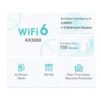 Точка доступу Wi-Fi TP-Link DECO-X50-1-PACK - 5