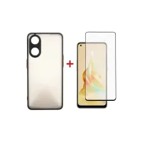 Чохол до мобільного телефона Dengos Kit for OPPO Reno 8T case + glass (Black) (DG-KM-33) - 1