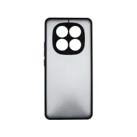 Чохол до мобільного телефона Dengos Matte Xiaomi Redmi Note 14 Pro (Black) (DG-TPU-MATT-156) - 1