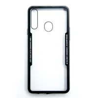 Чохол до мобільного телефона Dengos TPU для Samsung Galaxy A20s (black frame) (DG-TPU-TRP-26) - 1