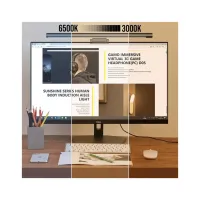 Настільна лампа Baseus на монітор i-wok Series USB Asymmetric Light Source Screen Hanging Light (fighting) Pro Black (DGIWK-P01) - 6