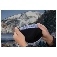 Водонепроникна шапка Dexshell Heathered Rib Knit Beanie Onesize 56-58 см біло-сіра (DH32405MBL) - Зображення 3