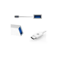 Перехідник USB3.1 Type-C to USB (OTG) 0.15m white HP (DHC-TC105) - 2