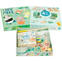 Настільна гра Djeco Набір ігор 4 в 1 Лудопарк (DJ01698) - 2