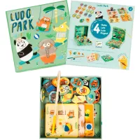 Настільна гра Djeco Набір ігор 4 в 1 Лудопарк (DJ01698) - 4